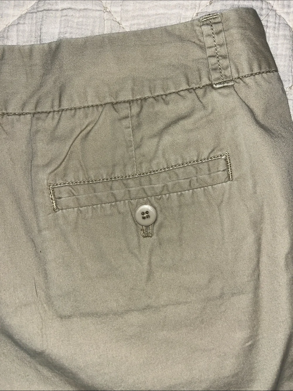 J. Crew Khaki Cotton Chino Bermudas